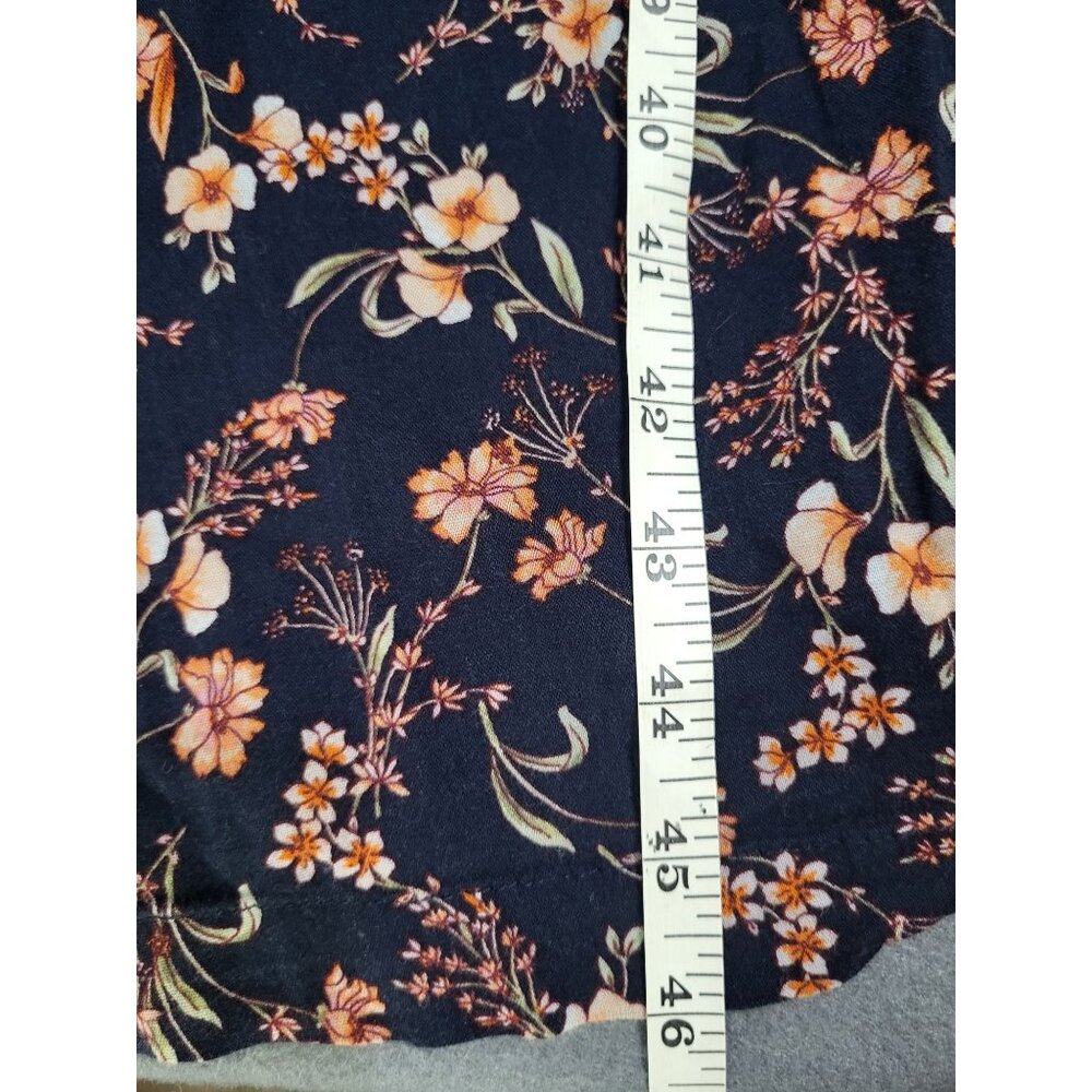Old Navy Women's M Tie-Shoulder Floral Split Front Midi Swing Dress Festival - Picture 7 of 12
